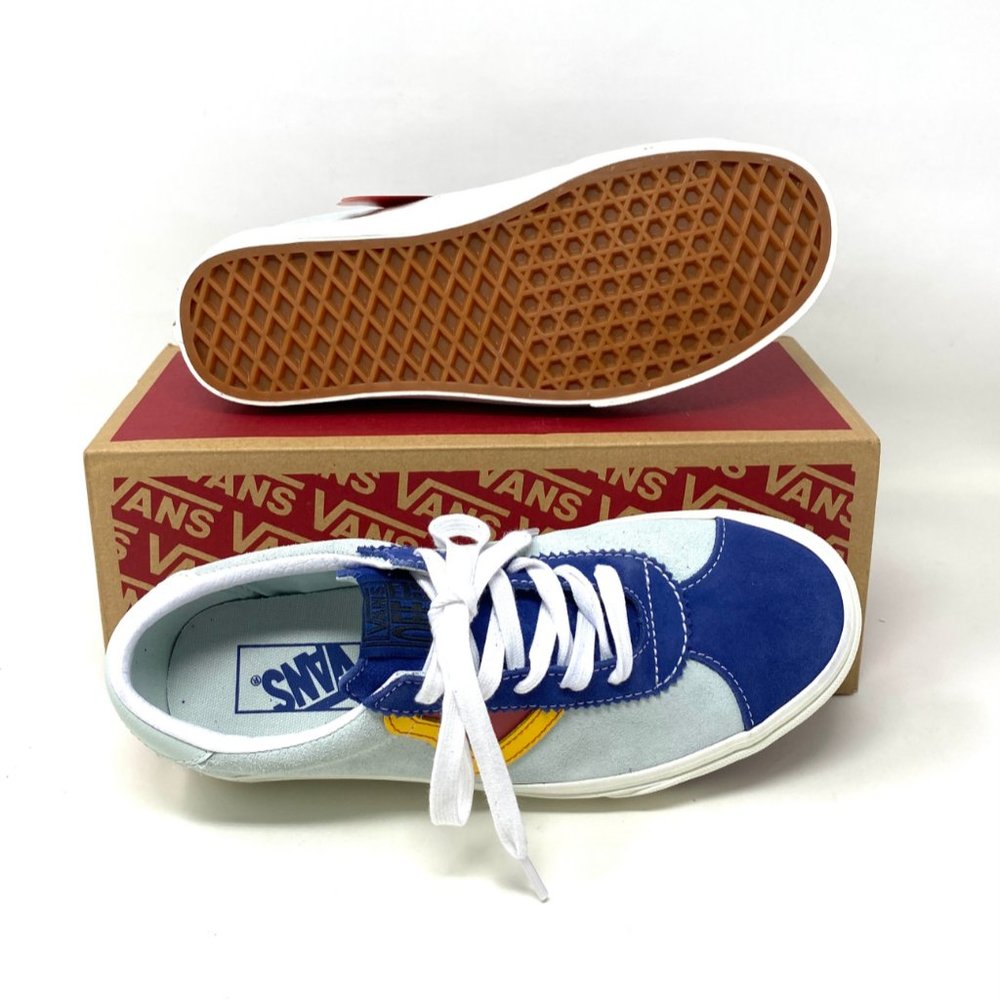VANS SK8-HI MTE Retro Shoes Women's Multi Leo Suede Casual Blue Skate ALSU00824 - Picture 4 of 11